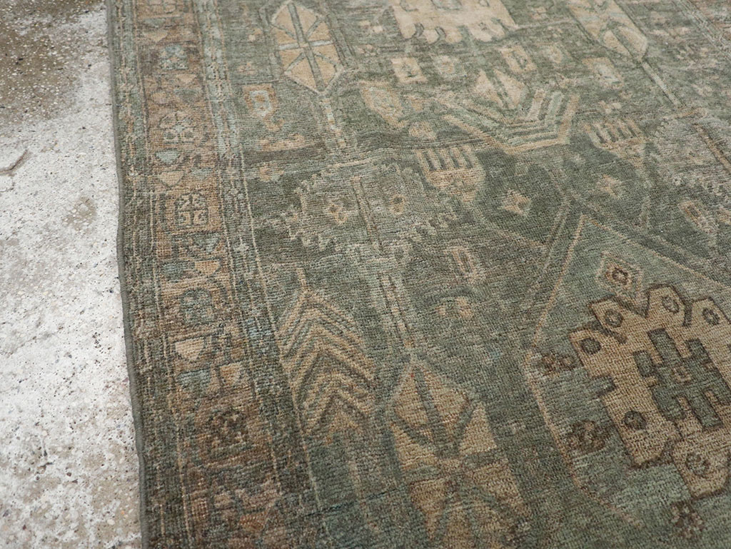 Antique Persian Kurdish Rug, No.31994 - Staging