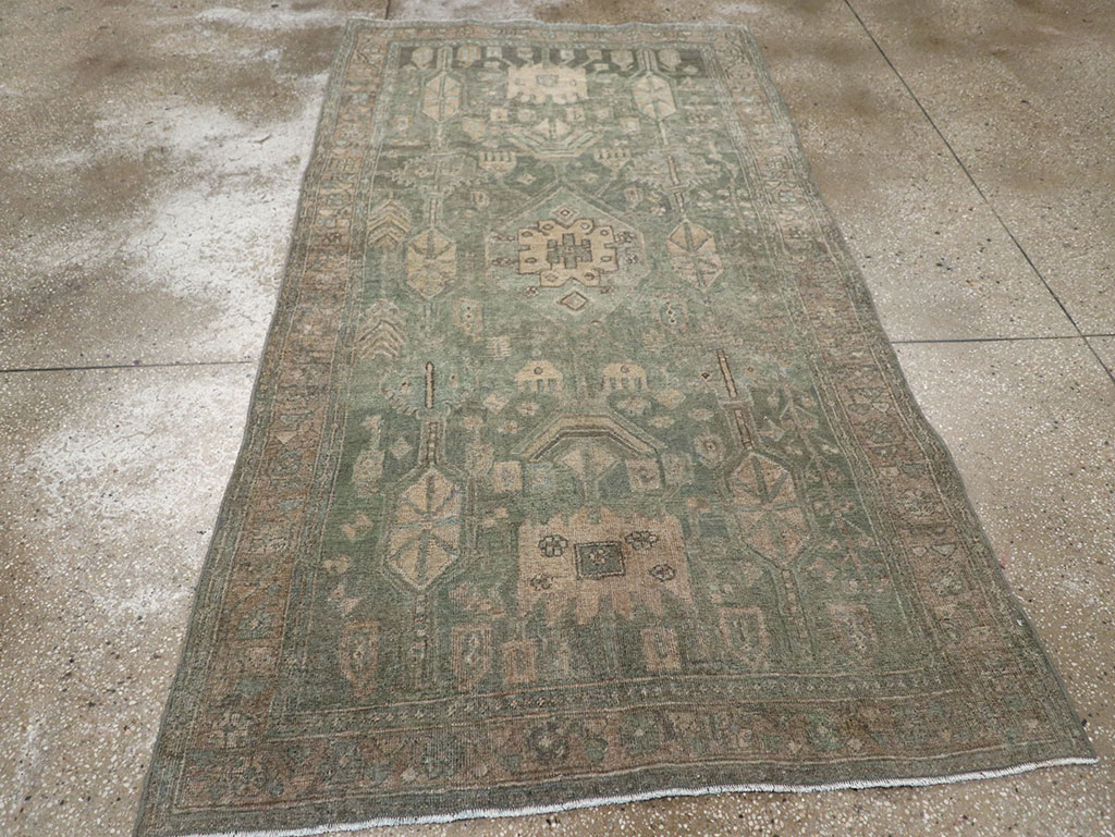 Antique Persian Kurdish Rug, No.31994 - Staging