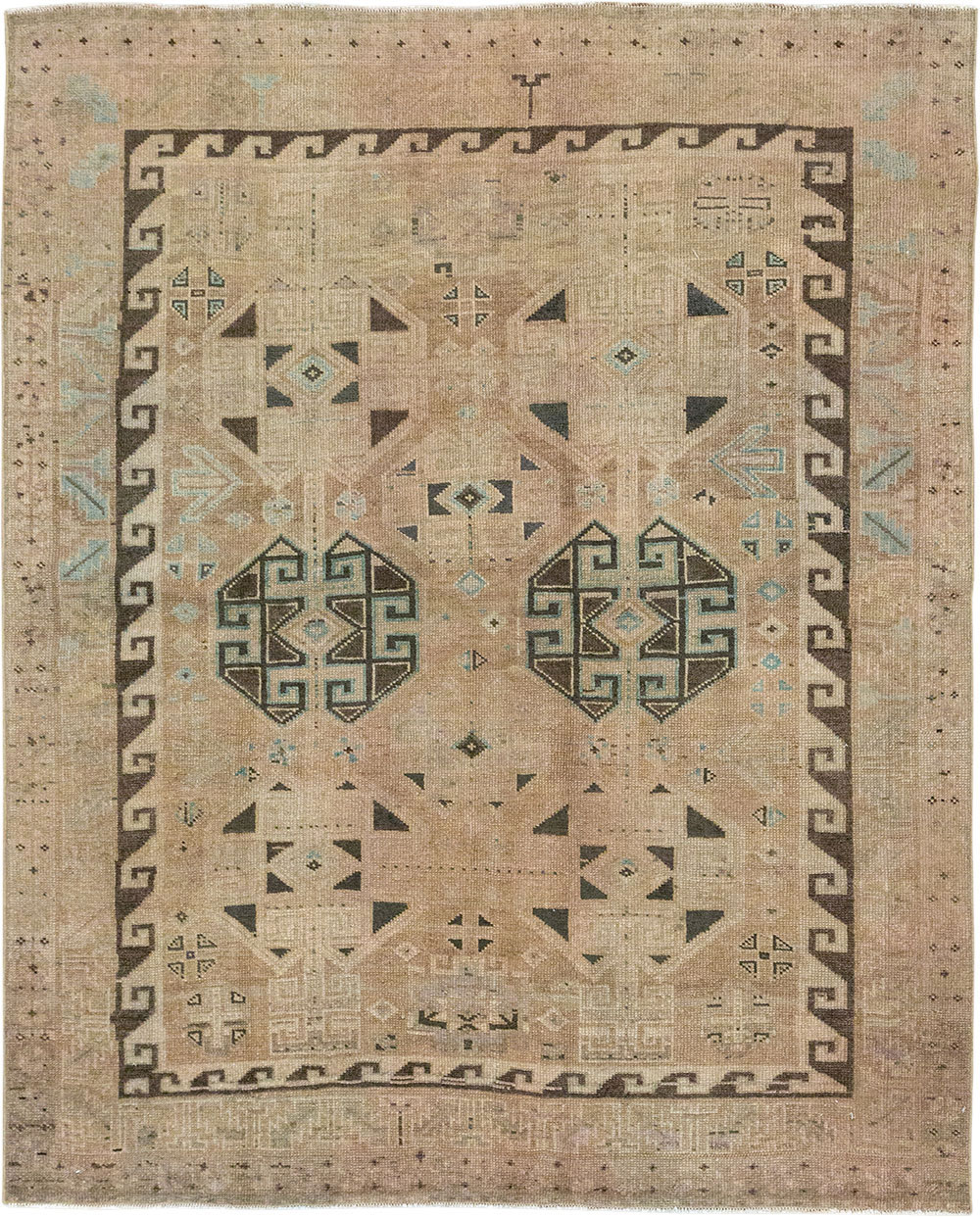 Vintage Persian Lori Accent Rug, No.31995 - Staging
