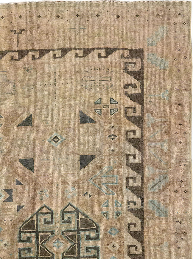 Vintage Persian Lori Accent Rug, No.31995 - Staging