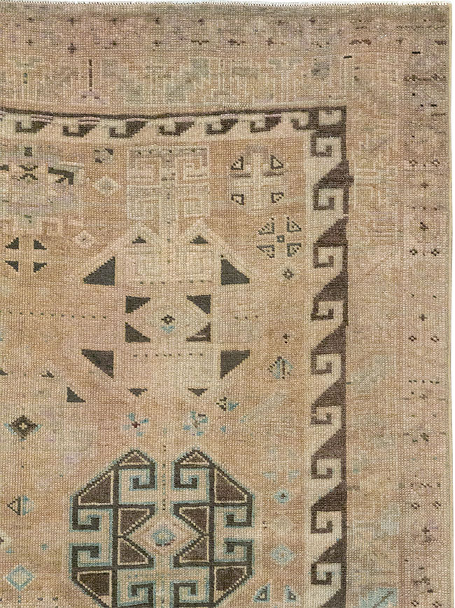 Vintage Persian Lori Accent Rug, No.31995 - Staging