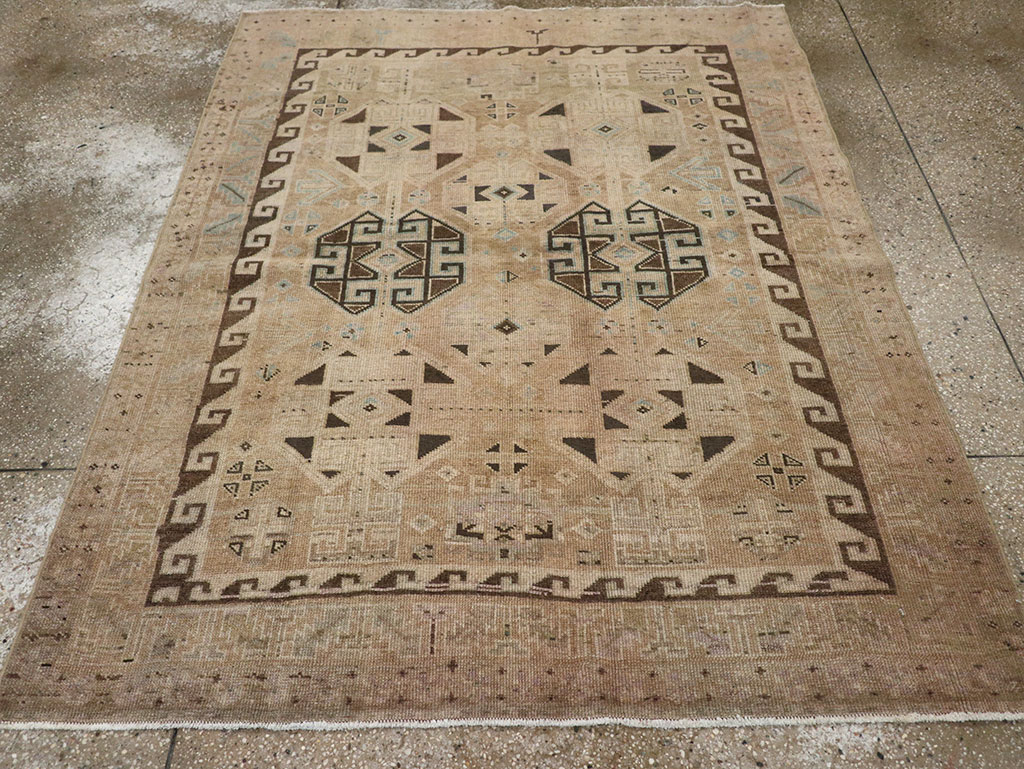 Vintage Persian Lori Accent Rug, No.31995 - Staging