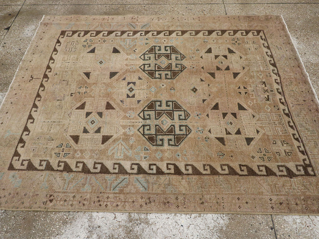 Vintage Persian Lori Accent Rug, No.31995 - Staging