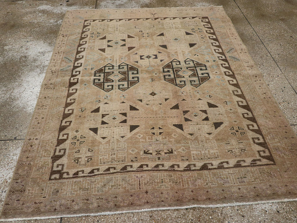 Vintage Persian Lori Accent Rug, No.31995 - Staging