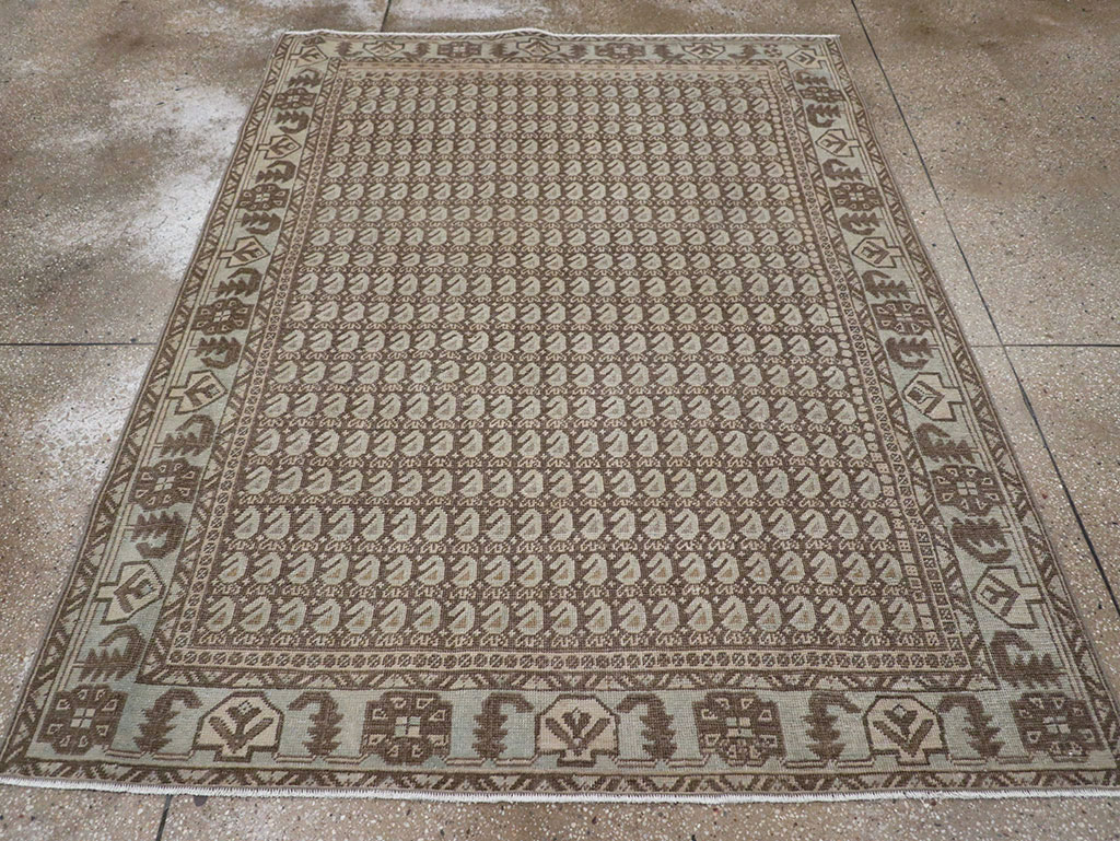 Vintage Persian Veece Accent Rug (Pair: 2 of 2), No.32000 - Staging