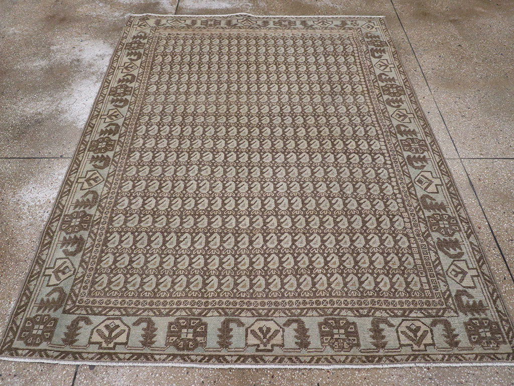 Vintage Persian Veece Accent Rug (Pair: 2 of 2), No.32000 - Staging