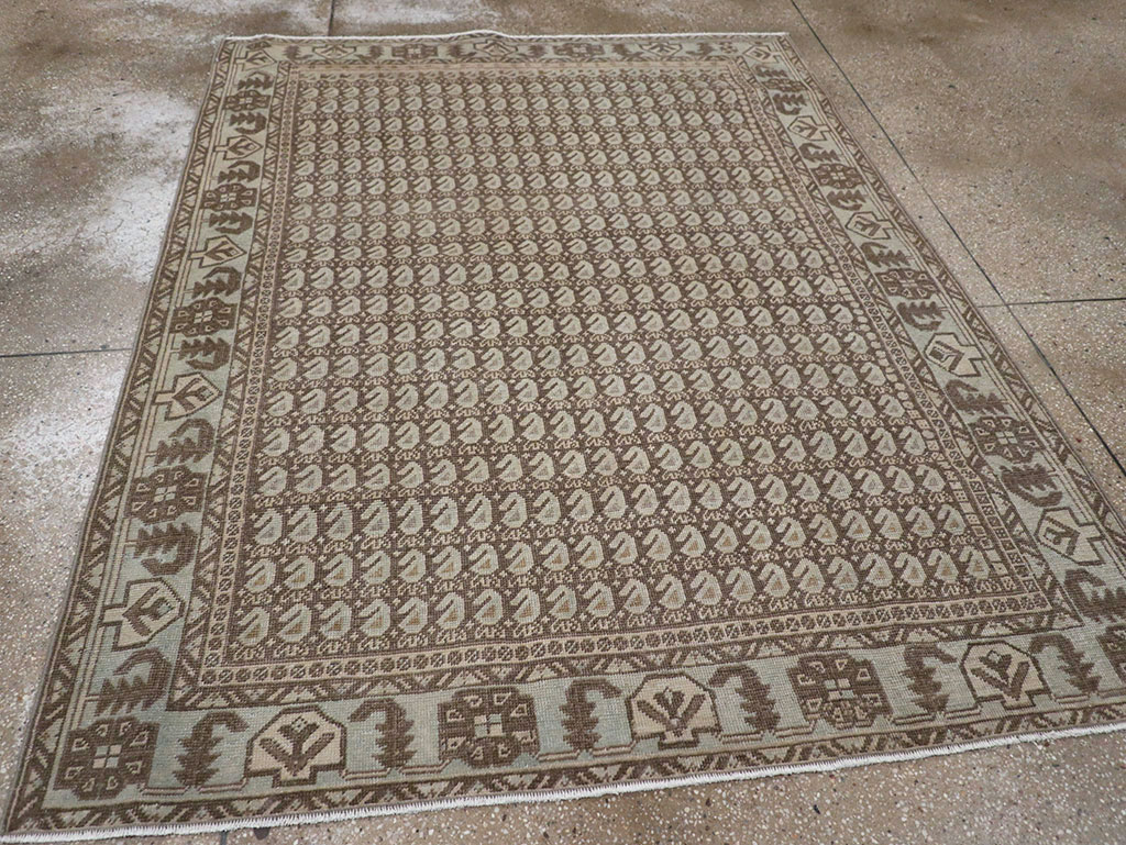 Vintage Persian Veece Accent Rug (Pair: 2 of 2), No.32000 - Staging