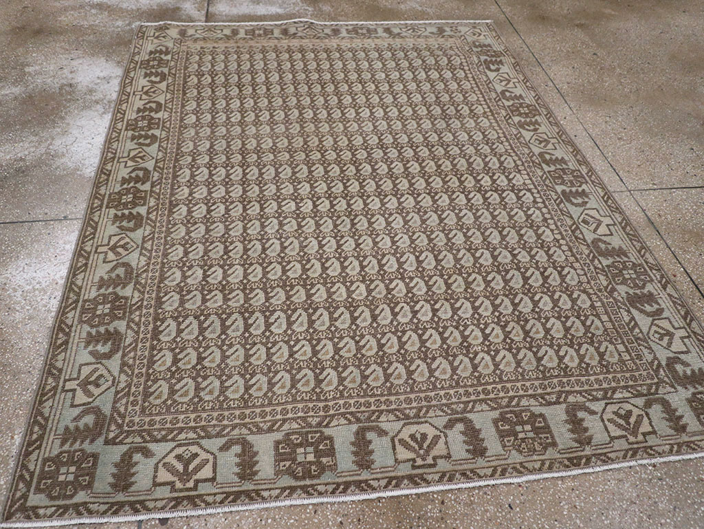Vintage Persian Veece Accent Rug (Pair: 2 of 2), No.32000 - Staging
