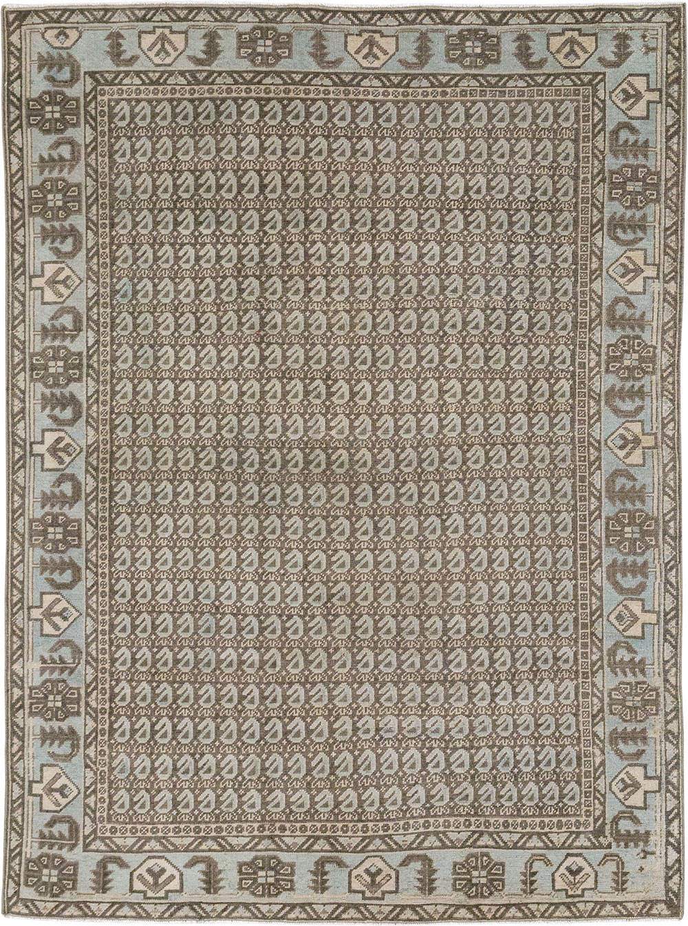 Vintage Persian Veece Accent Rug (Pair: 1 of 2), No.32003 - Staging