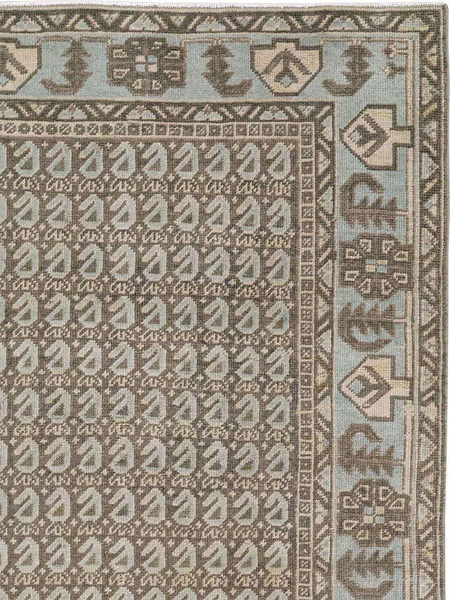 Vintage Persian Veece Accent Rug (Pair: 1 of 2), No.32003 - Staging