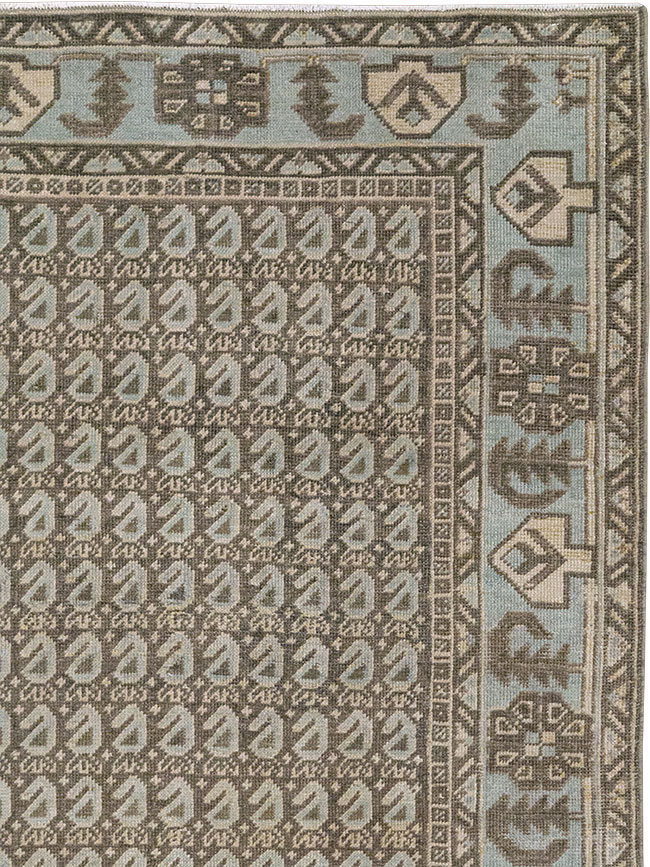 Vintage Persian Veece Accent Rug (Pair: 1 of 2), No.32003 - Staging