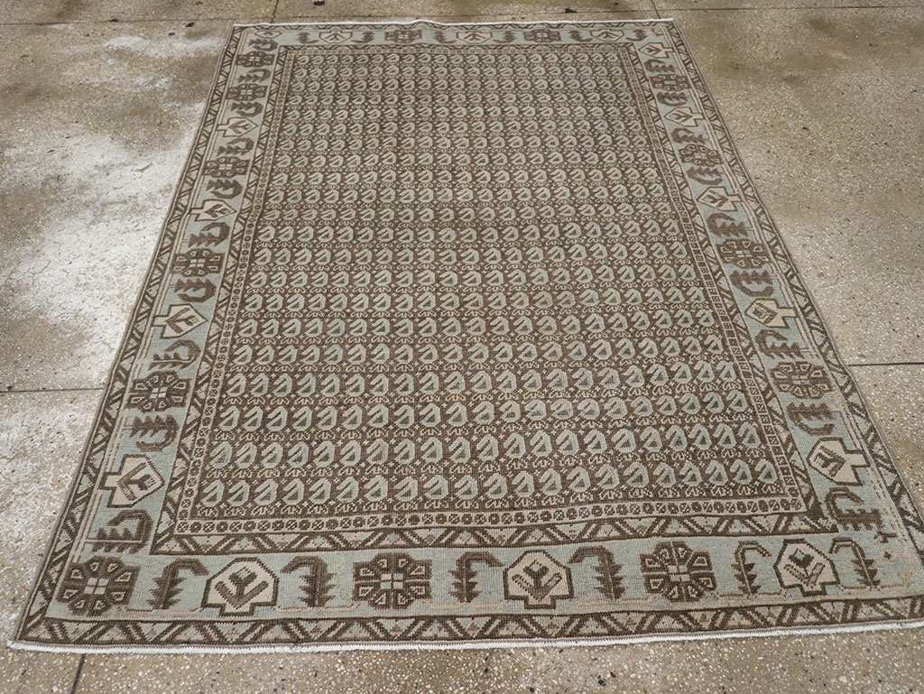 Vintage Persian Veece Accent Rug (Pair: 1 of 2), No.32003 - Staging