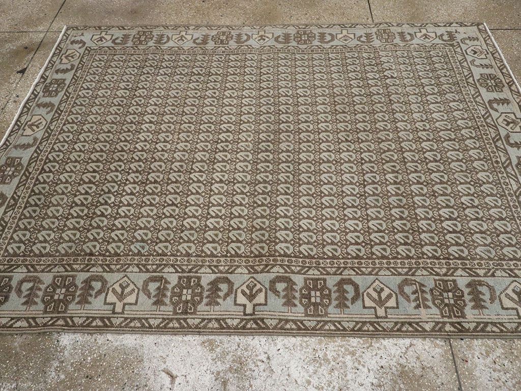 Vintage Persian Veece Accent Rug (Pair: 1 of 2), No.32003 - Staging