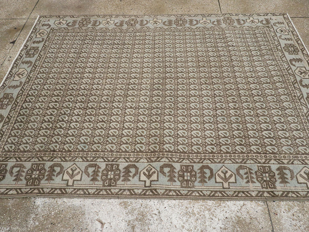 Vintage Persian Veece Accent Rug (Pair: 1 of 2), No.32003 - Staging
