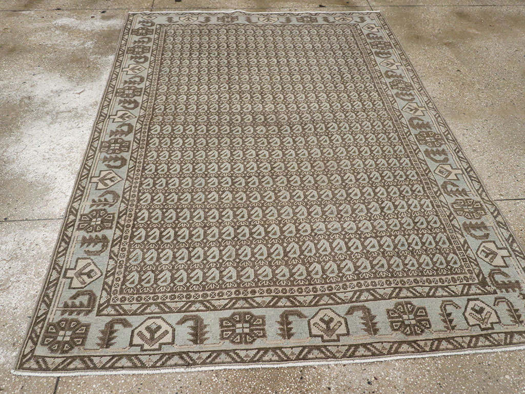 Vintage Persian Veece Accent Rug (Pair: 1 of 2), No.32003 - Staging