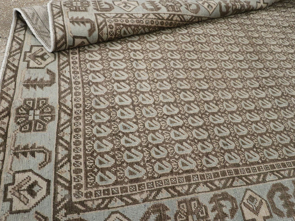 Vintage Persian Veece Accent Rug (Pair: 1 of 2), No.32003 - Staging