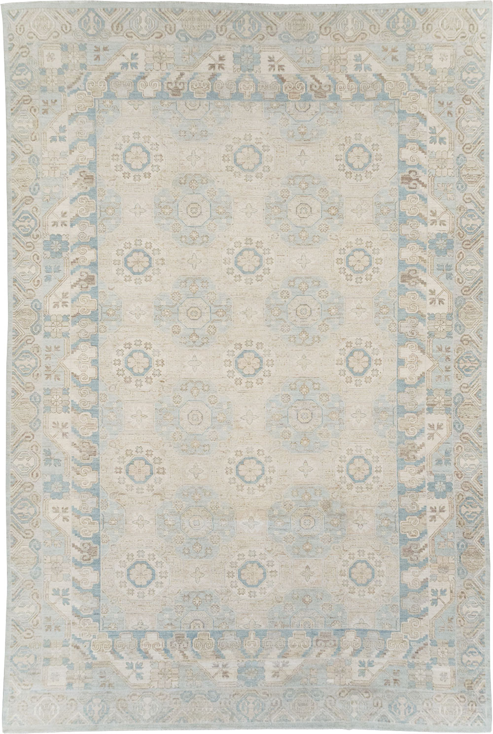 Modern East Turkestan Khotan Large Carpet, No.32005 - Staging