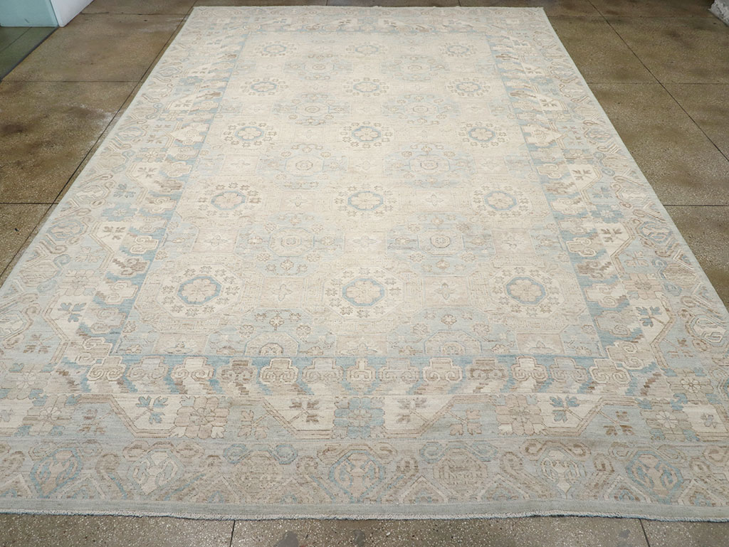 Modern East Turkestan Khotan Large Carpet, No.32005 - Staging