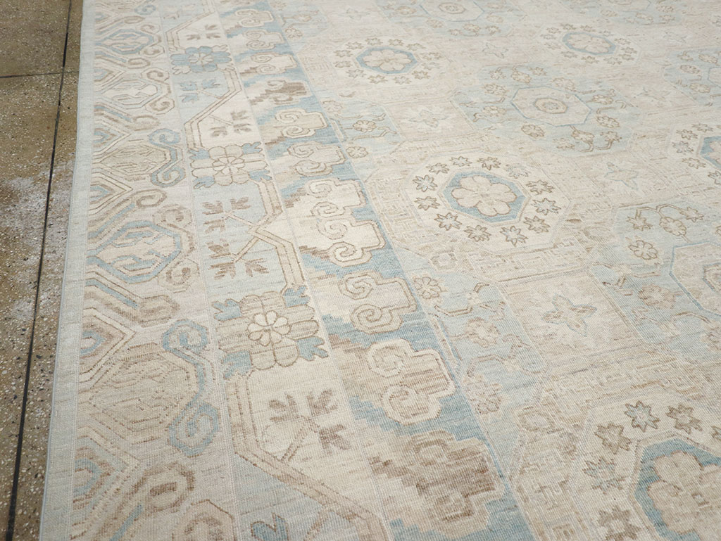Modern East Turkestan Khotan Large Carpet, No.32005 - Staging