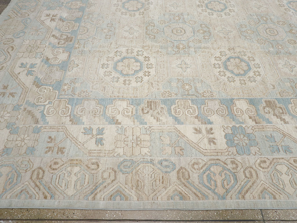 Modern East Turkestan Khotan Large Carpet, No.32005 - Staging