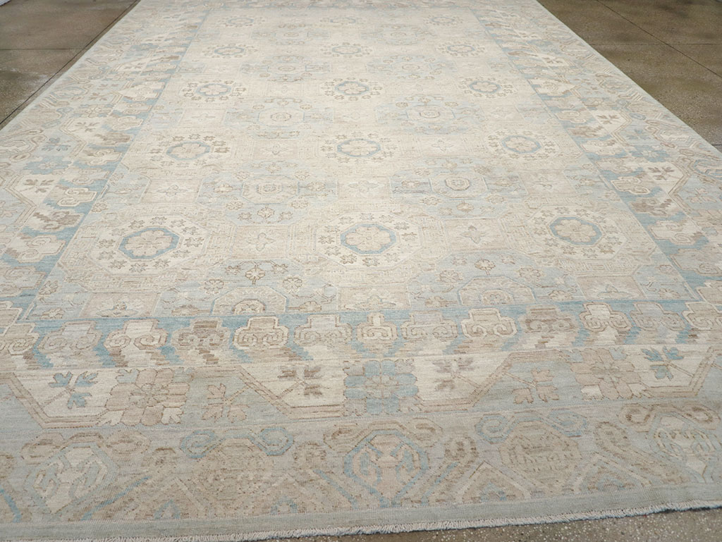 Modern East Turkestan Khotan Large Carpet, No.32005 - Staging