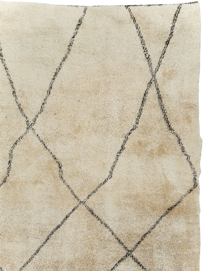 Modern Moroccan Square Room Size Carpet, No.32008 - Staging