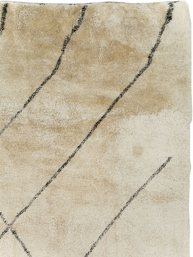 Modern Moroccan Square Room Size Carpet, No.32008 - Staging