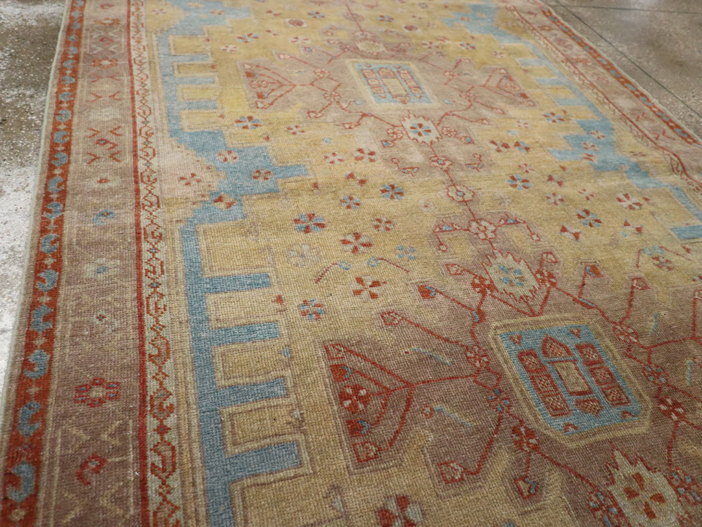 Vintage Persian Kurdish Runner, No.32022 - Staging