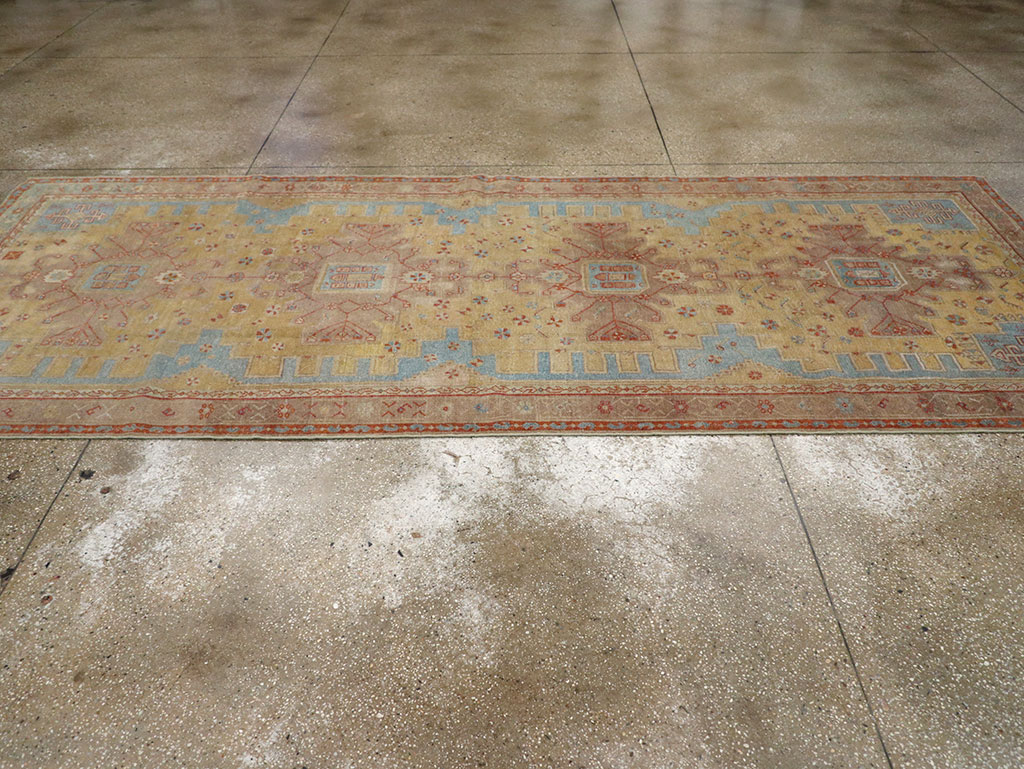 Vintage Persian Kurdish Runner, No.32022 - Staging