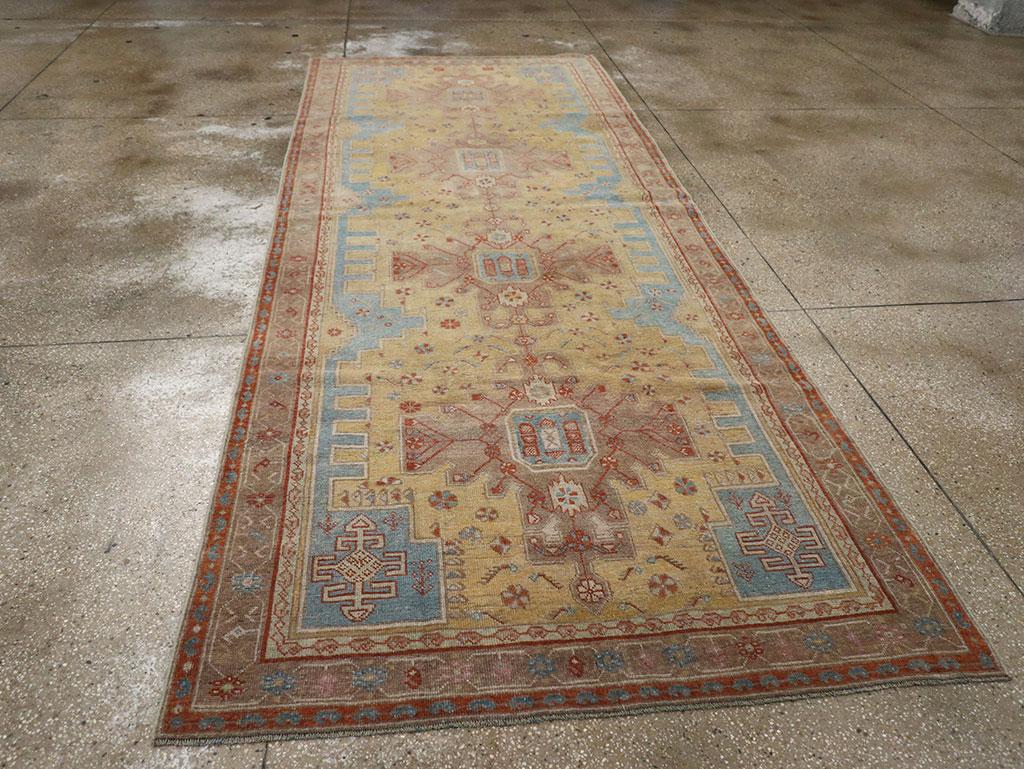 Vintage Persian Kurdish Runner, No.32022 - Staging