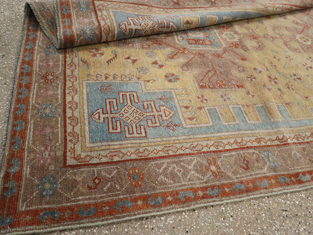 Vintage Persian Kurdish Runner, No.32022 - Staging