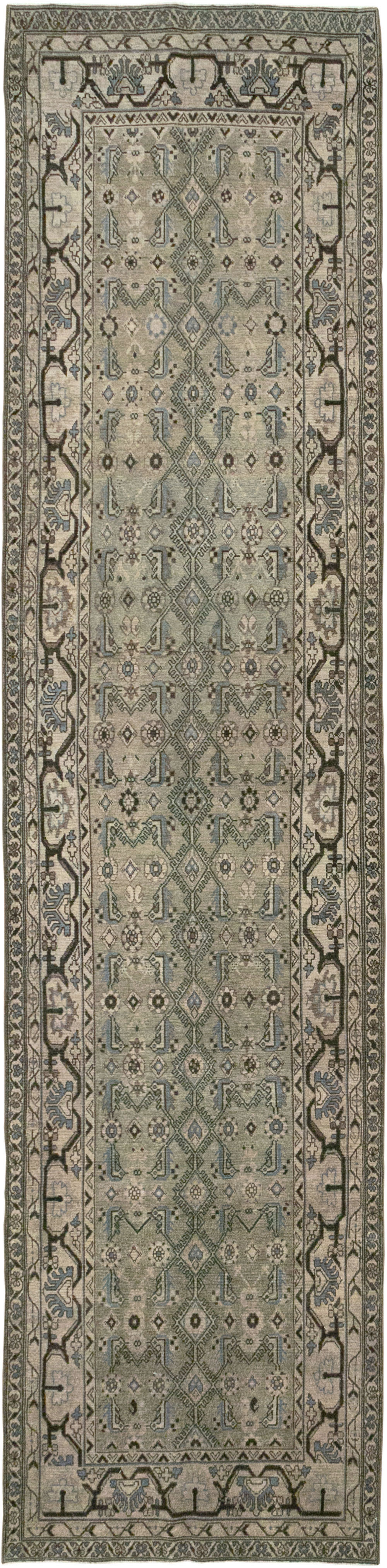 Vintage Persian Malayer Runner, No.32027 - Staging