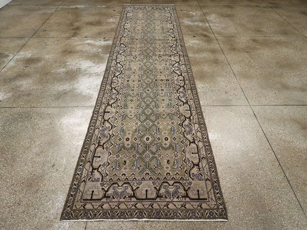 Vintage Persian Malayer Runner, No.32027 - Staging