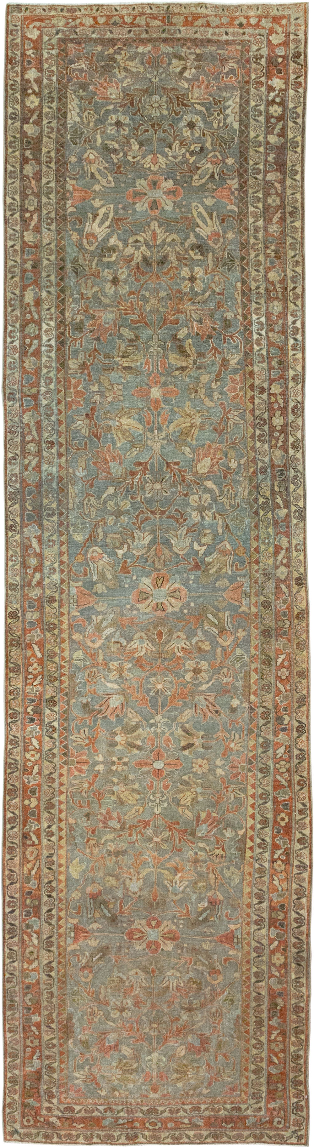 Antique Persian Malayer Runner, No.32028 - Staging