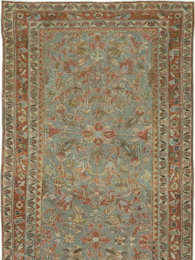 Antique Persian Malayer Runner, No.32028 - Staging