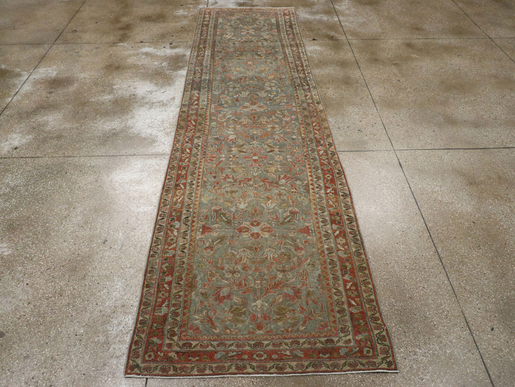 Antique Persian Malayer Runner, No.32028 - Staging