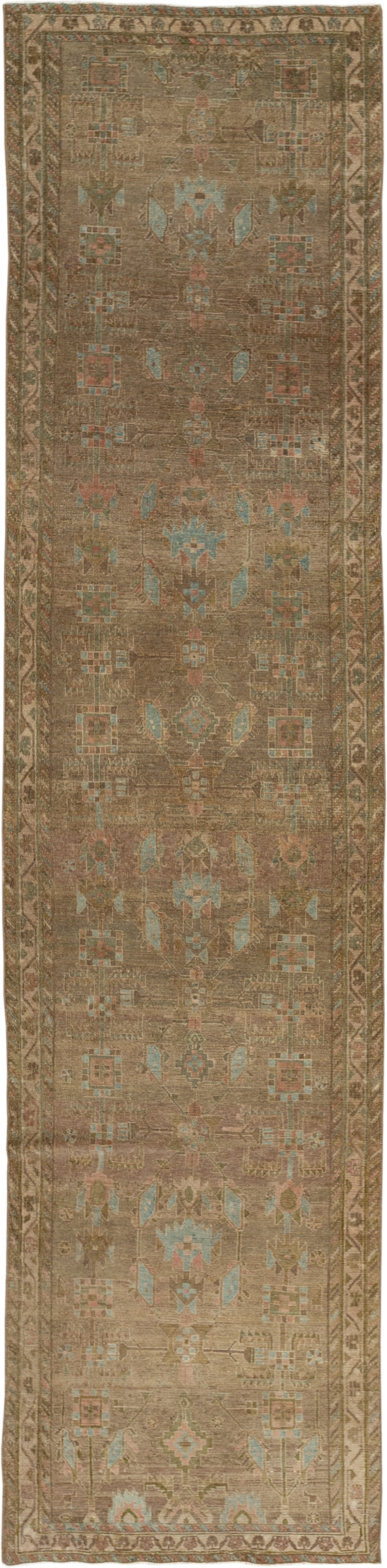 Vintage Persian Malayer Runner, No.32033 - Staging