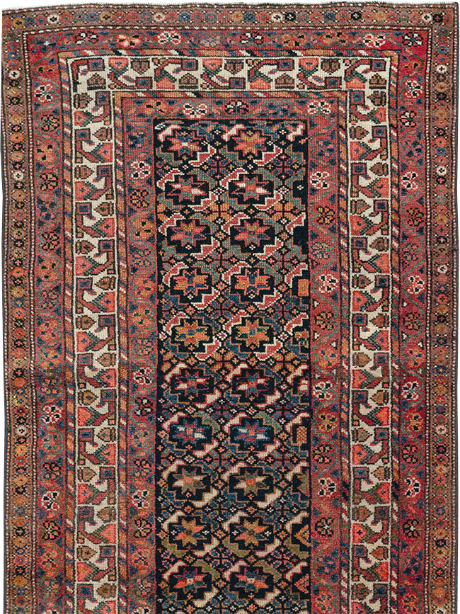 Antique Persian Kurd Runner, No.32034 - Staging