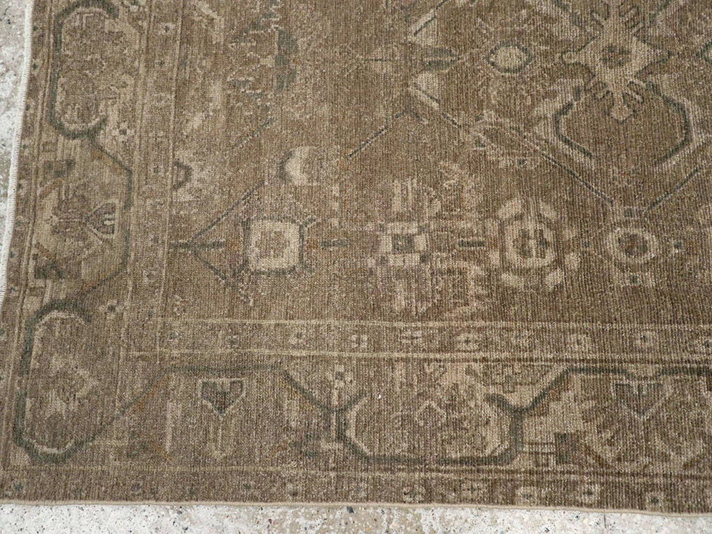 Vintage Persian Malayer Accent Rug, No.32038 - Staging