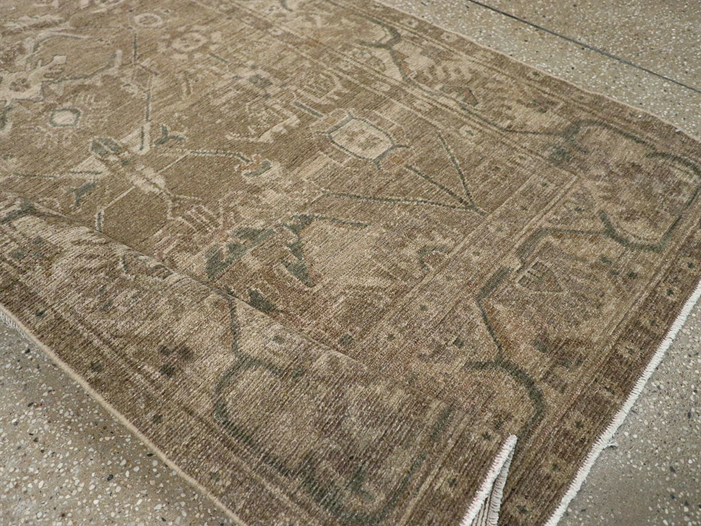 Vintage Persian Malayer Accent Rug, No.32038 - Staging