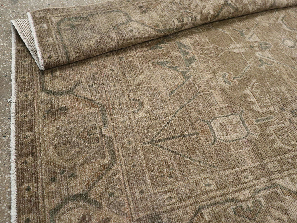 Vintage Persian Malayer Accent Rug, No.32038 - Staging