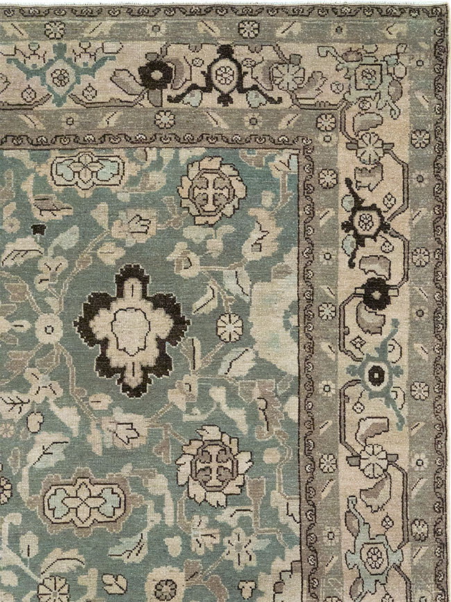 Vintage Persian Malayer Room Size Carpet, No.32040 - Staging