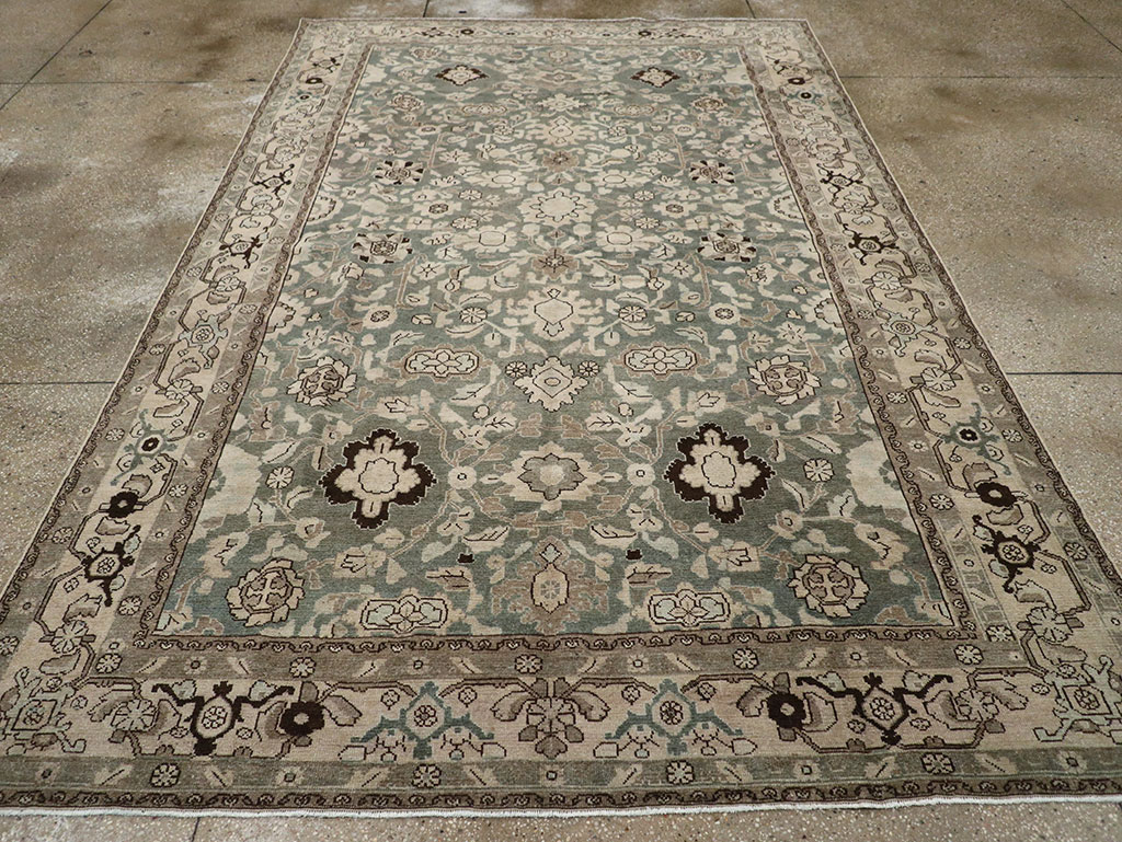 Vintage Persian Malayer Room Size Carpet, No.32040 - Staging