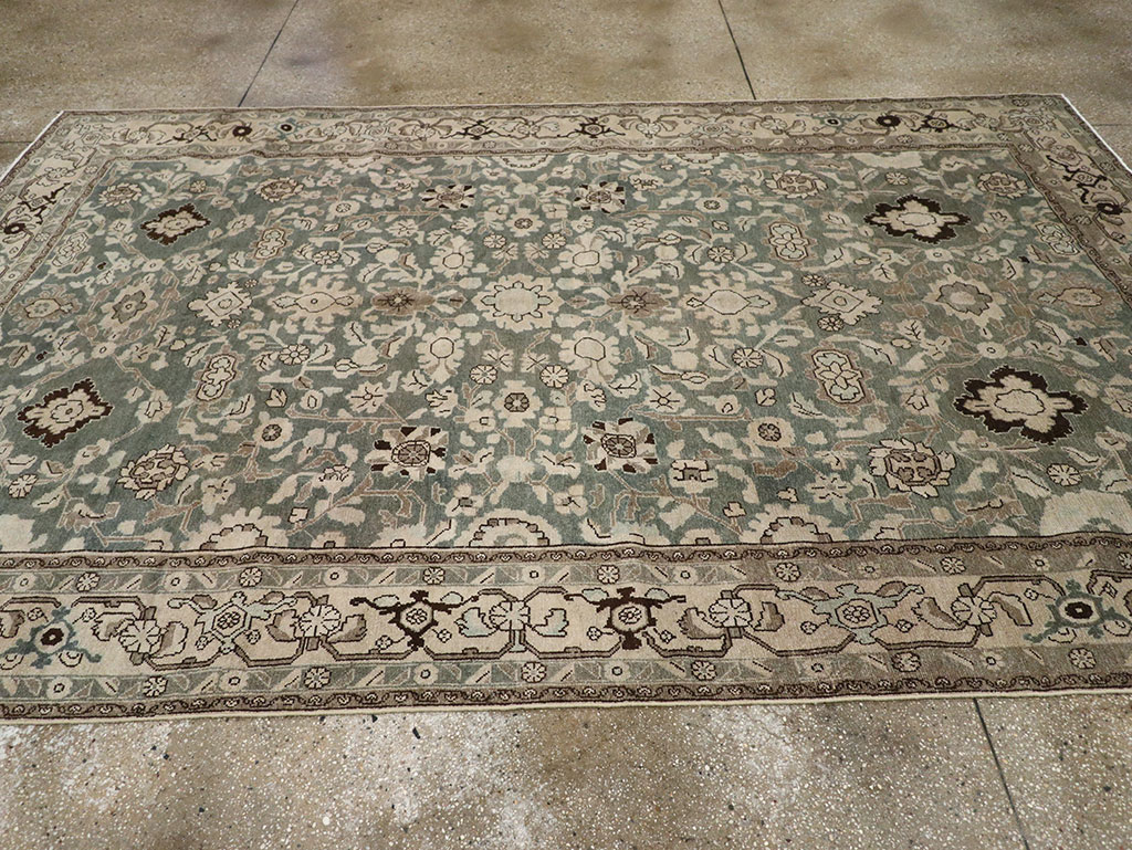 Vintage Persian Malayer Room Size Carpet, No.32040 - Staging