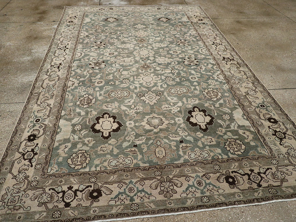 Vintage Persian Malayer Room Size Carpet, No.32040 - Staging