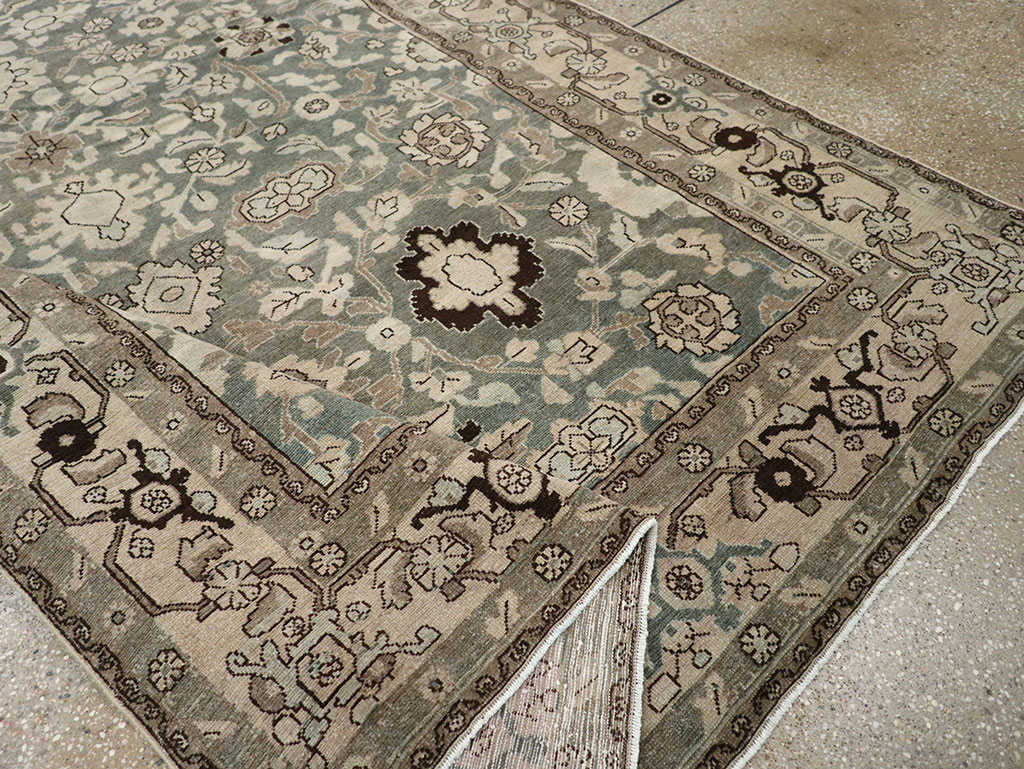 Vintage Persian Malayer Room Size Carpet, No.32040 - Staging