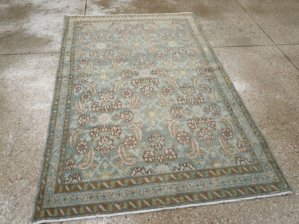 Antique Persian Malayer Throw Rug, No.32043 - Staging