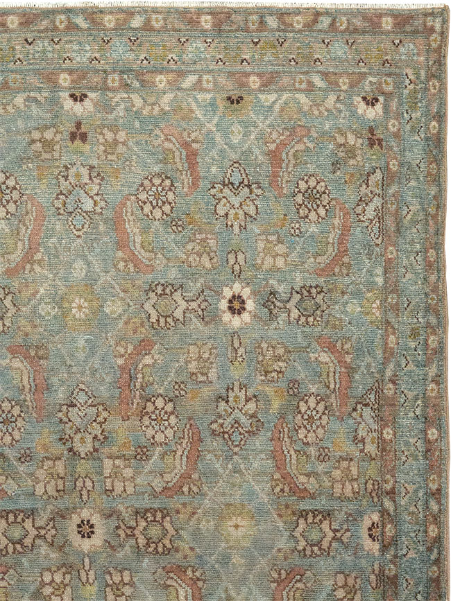 Vintage Persian Malayer Accent Rug, No.32044 - Staging