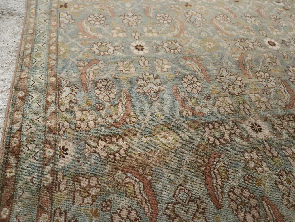 Vintage Persian Malayer Accent Rug, No.32044 - Staging