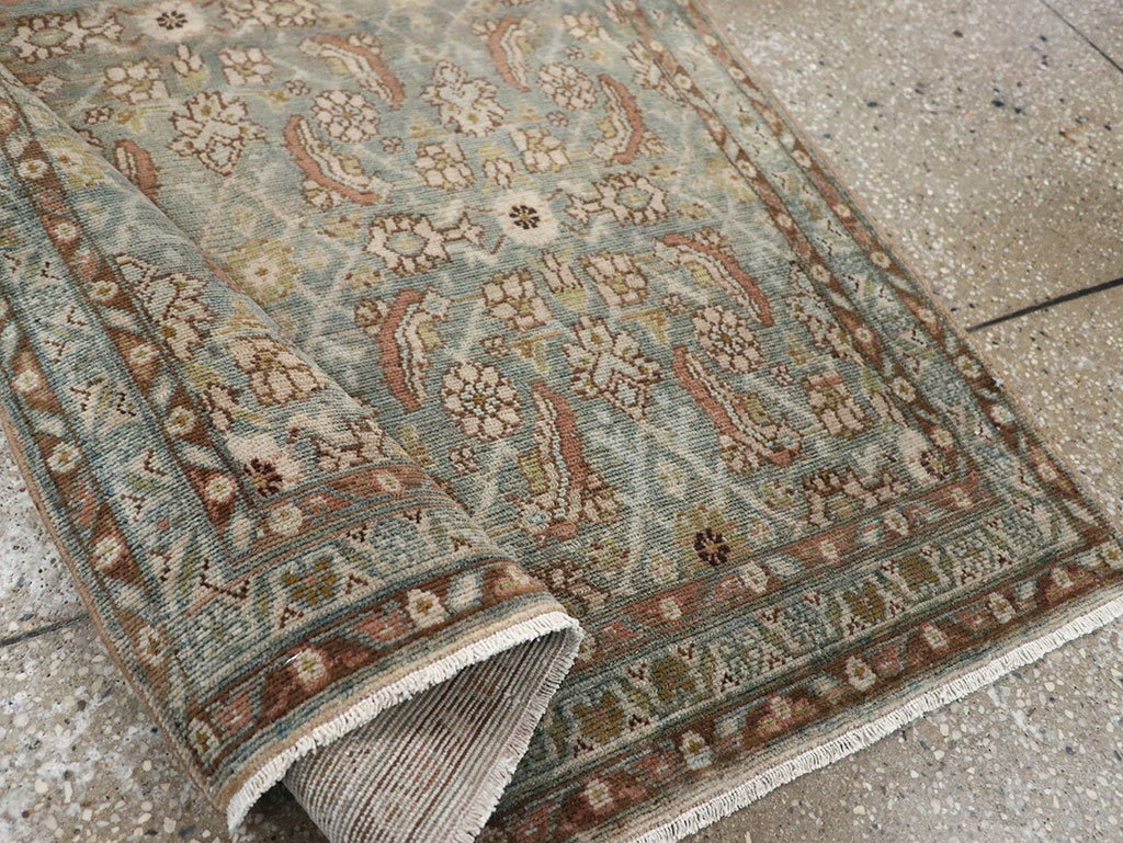 Vintage Persian Malayer Accent Rug, No.32044 - Staging